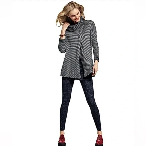 Cabi Fergie Split Knit Cowl Turtleneck Sweater - Picture 2 of 11